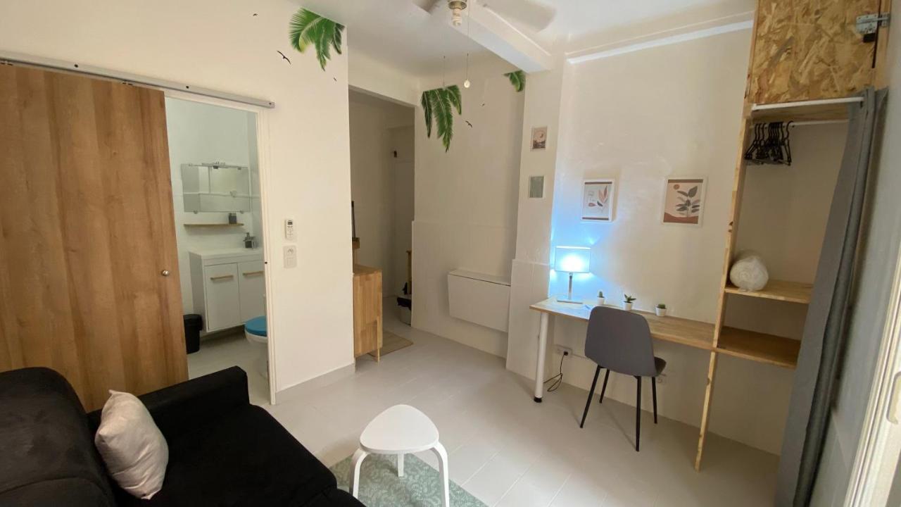 Studio "Les Cactus" Avec Terrasse A 5 Min A Pied De La Plage Nice Exterior foto