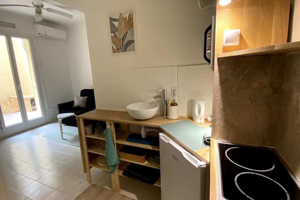 Studio "Les Cactus" Avec Terrasse A 5 Min A Pied De La Plage Nice Exterior foto